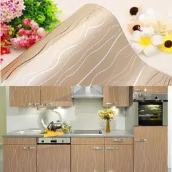 Kitchen in self-adhesive film before and after photos