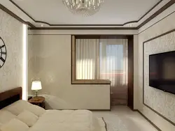 Yotoq xonasi dizayni balkonli 10 kvadrat metr