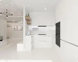 Light kitchen in minimalist style photo