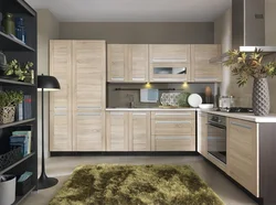 Kitchen sonoma oak in the interior color combination