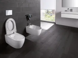 Bidet in the bathroom interior