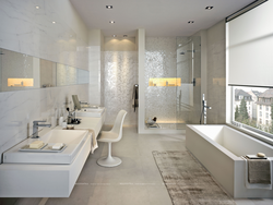 Bath design in one tone