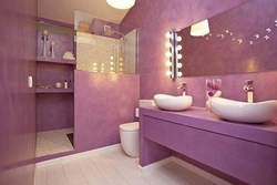 Bath design in one tone