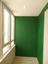 Як пафарбаваць лоджыю ўнутры сваімі рукамі фота