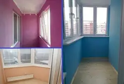 Чӣ тавр ранг кардани дохили лоджия бо дасти худ акс