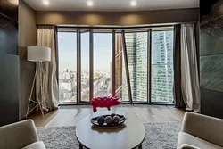 Floor-to-ceiling windows photo in the apartment