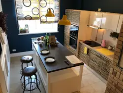 Дизайн Квадратной Кухни С Островом