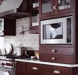 Small Kitchen Design With Microwave