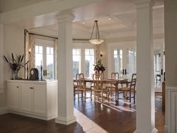Columns In The Kitchen Interior