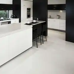 Matte Porcelain Tiles In The Kitchen Interior