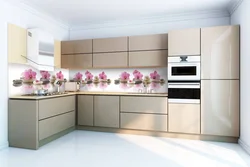Plastic kitchens photo flowers