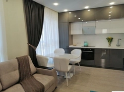 Kitchen Design Living Room 24 Sq M With 3 Windows