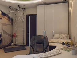 Boy's bedroom interior 15