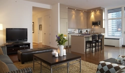 City ​​Living Room Interior