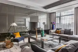 City ​​living room interior