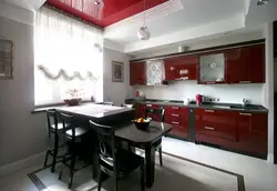 Какие цвета сочетаются с бордовым цветом в интерьере кухни