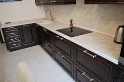 Столешница Для Кухни Темного Цвета Фото