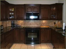 Dark Kitchen Countertop Photo