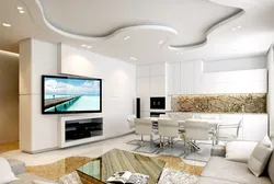 Plasterboard Ceilings Living Room Kitchen Design