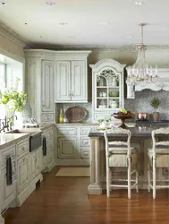 Chic shabby дар дохили ошхона акс