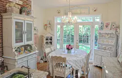 Шебби шик в интерьере кухни фото