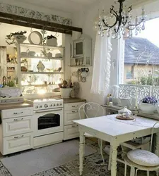 Chic shabby дар дохили ошхона акс