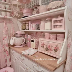 Ас үй интерьеріндегі ескірген шик фото