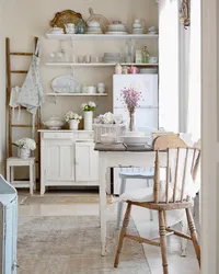 Chic shabby дар дохили ошхона акс