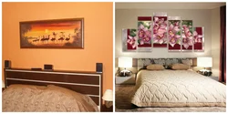 Is it possible to hang photographs in the bedroom