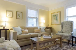 Combination With Beige In The Living Room Interior
