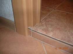 Threshold to the bathroom photo