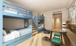 Bedroom design for three