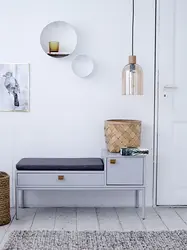 Banquettes for the hallway in a modern design style