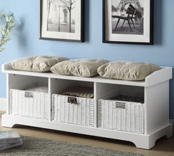 Banquettes for the hallway in a modern design style
