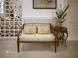 Banquettes for the hallway in a modern design style