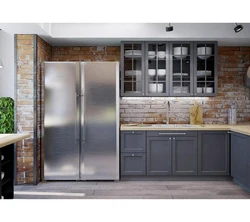 Corner kitchen loft photo