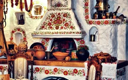 Орыс стиліндегі ас үй интерьері