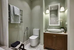 Walls in the bathroom and toilet photo