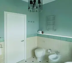 Walls in the bathroom and toilet photo