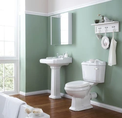 Walls in the bathroom and toilet photo