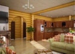 Kitchen living room design log