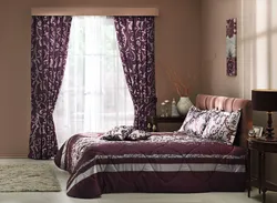 Photo Of Curtains For The Bedroom With Flowers Combined