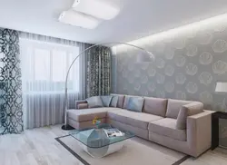 Sofa in the living room 17 sq m photo