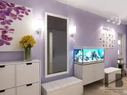 Hallways in purple photo
