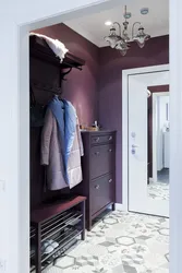 Пярэднія пакоі ў фіялетавым колеры фота