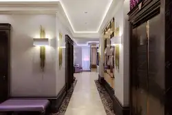 Hallways in purple photo