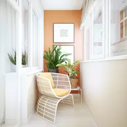 Interior of the balcony of a Khrushchev apartment