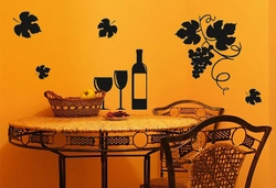 DIY Drawings On The Kitchen Wall Photo