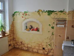 Mətbəx Divarındakı Fotoşəkildə DIY Rəsmləri