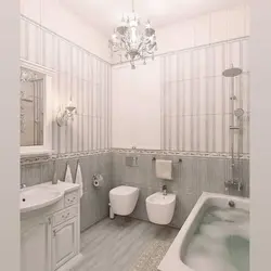 Country chic in the bathroom interior photo
